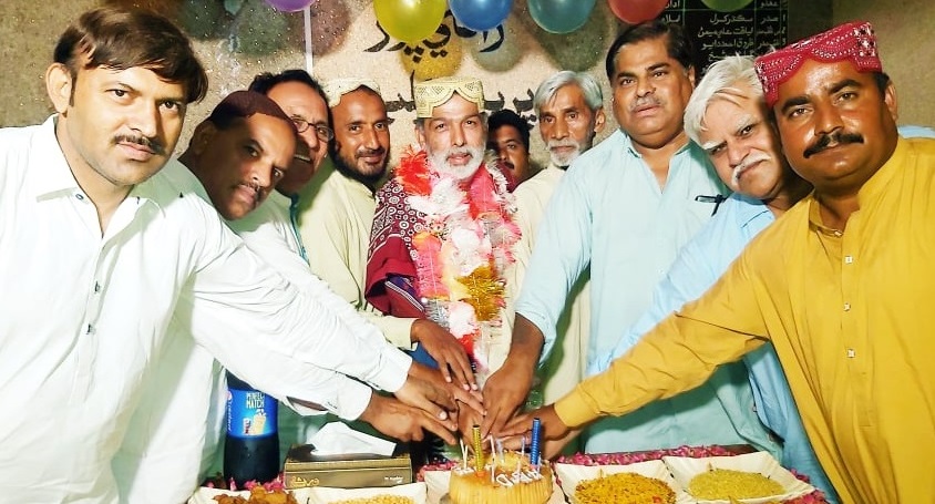 Birthday celebration of Ghulam Hussain Chaang