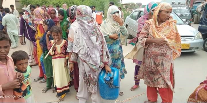 Shortage of water at Site Area Kotri